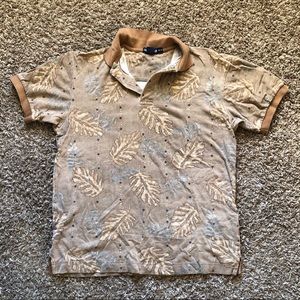 Vintage nautica leaf polo men’s M